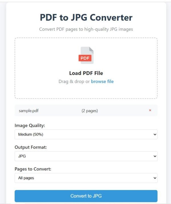 PDF TO JPG CONVERTER - Image 3
