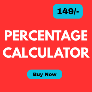 PERCENTAGE CALCULATOR